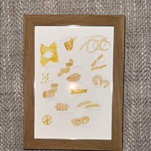 Handmade pasta print 5x7